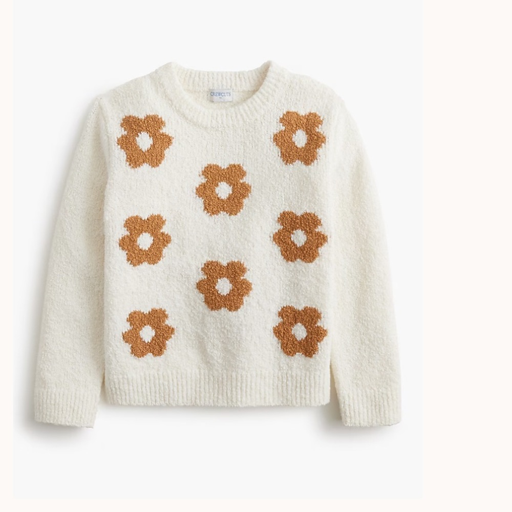 Crewcuts girl cozy fall sweater- size medium